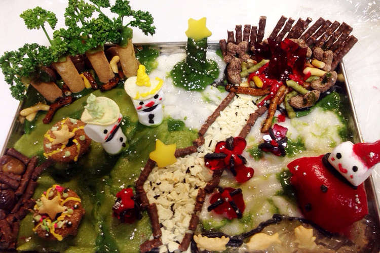 白玉と安いお菓子で Xmasディスプレイ レシピ 作り方 By みぃーーみ クックパッド 簡単おいしいみんなのレシピが351万品