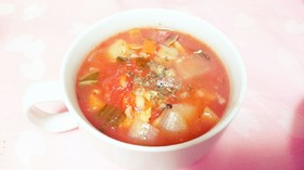 もち麦 ミネストローネ ダイエット