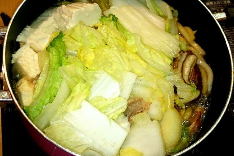 白菜 レタスすき焼き 締めは卵とじうどん レシピ 作り方 By Emiry H クックパッド 簡単おいしいみんなのレシピが372万品