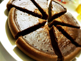 炊飯器で簡単♪しっとりチョコケーキ