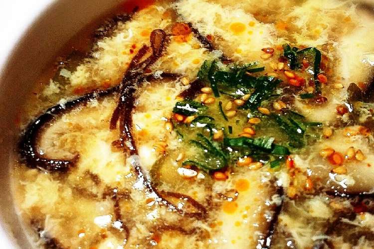 身体ぽっかぽか もずく酢で中華スープ レシピ 作り方 By ｱﾌﾟｺさん クックパッド 簡単おいしいみんなのレシピが355万品