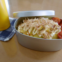 フライパン1つで☆オム塩焼きそば弁当 フライパン1つで☆オム塩焼きそば弁当