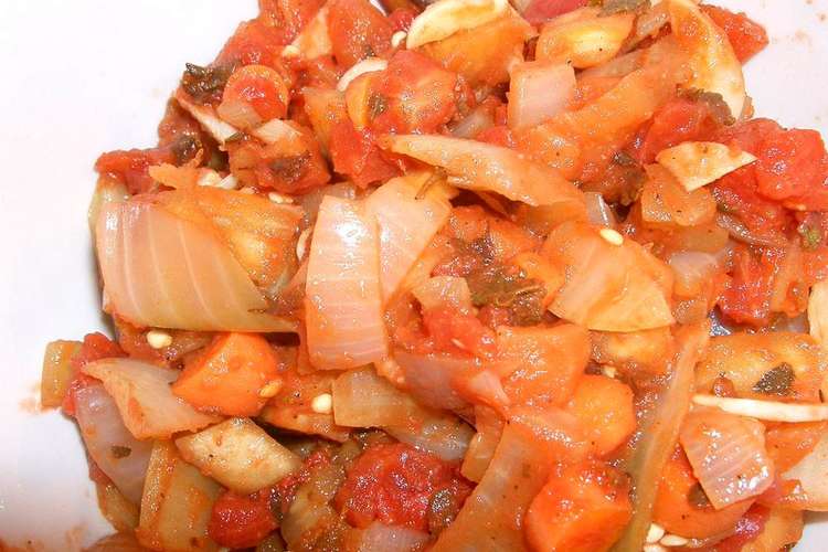 イタリア風 簡単ナスと野菜の前菜 レシピ 作り方 By プリット クックパッド