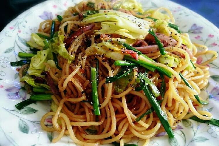 簡単 絶品塩辛の焼きそば レシピ 作り方 By Nana06 クックパッド 簡単おいしいみんなのレシピが349万品