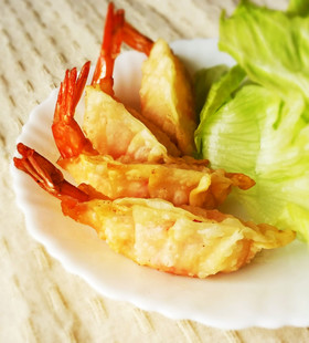 節約☆かさ増しエビフライ風餃子