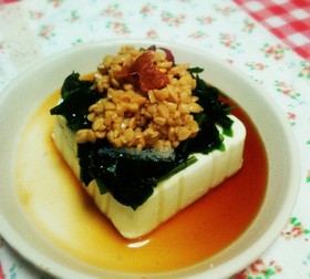 ✿❀✿納豆&わかめで満足冷やっこ✿❀✿