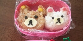 リラックマ&コリラックマのキャラ弁当