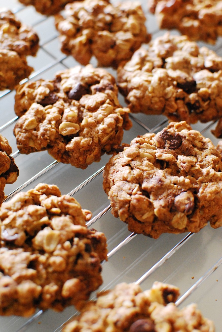 全粒オートミールクッキーのレシピ