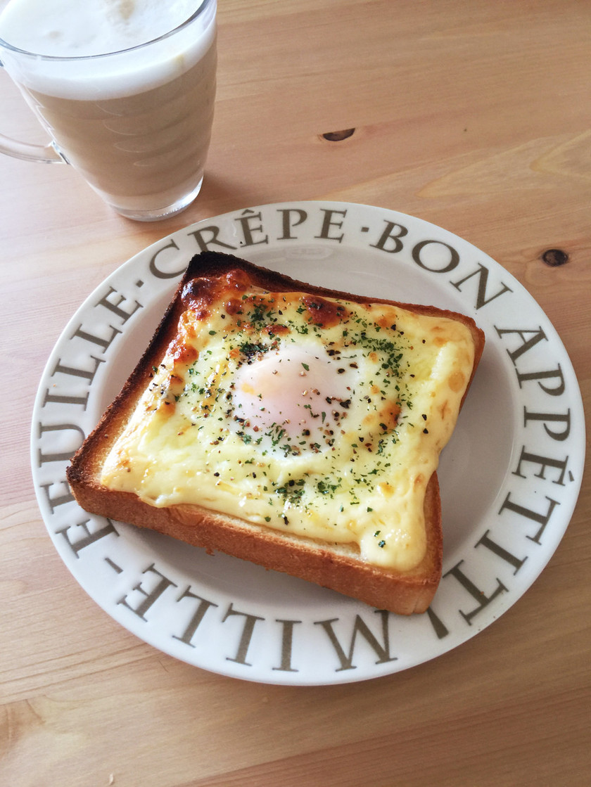 簡単.*チーズエッグ トースト by Miki 【クックパッド】 簡単おいしいみんなのレシピが356万品