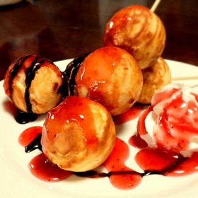 たこ焼き器でお菓子◎ホットケーキ団子♪