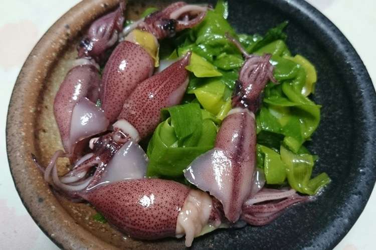 カンゾウとホタルイカの酢味噌和え レシピ 作り方 By 福井のおじじ クックパッド 簡単おいしいみんなのレシピが353万品