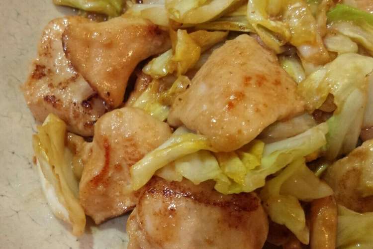 鶏むね肉とキャベツのマヨ炒め レシピ 作り方 By Chihimum クックパッド 簡単おいしいみんなのレシピが360万品