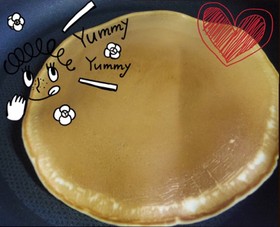 ホットケーキ♡薄力粉でだって美味しい♪