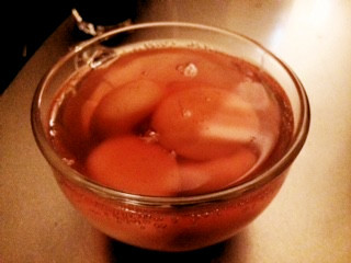 ヨーグルト白玉を桜スープに〜微発泡で〜の画像