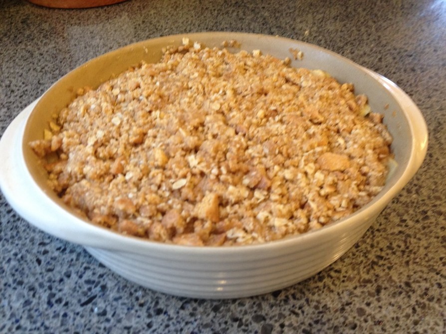 クランベリーアップルクリスプのレシピ