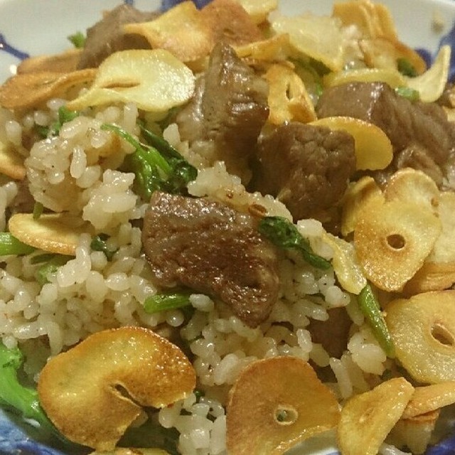 激ウマ ガーリックステーキチャーハン レシピ 作り方 By Rhia クックパッド