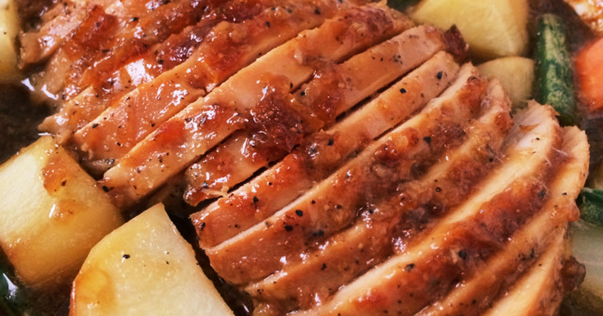 胸肉でご馳走 ローストチキン レシピ・作り方 by sakana65 【クックパッド】 簡単おいしいみんなのレシピが375万品