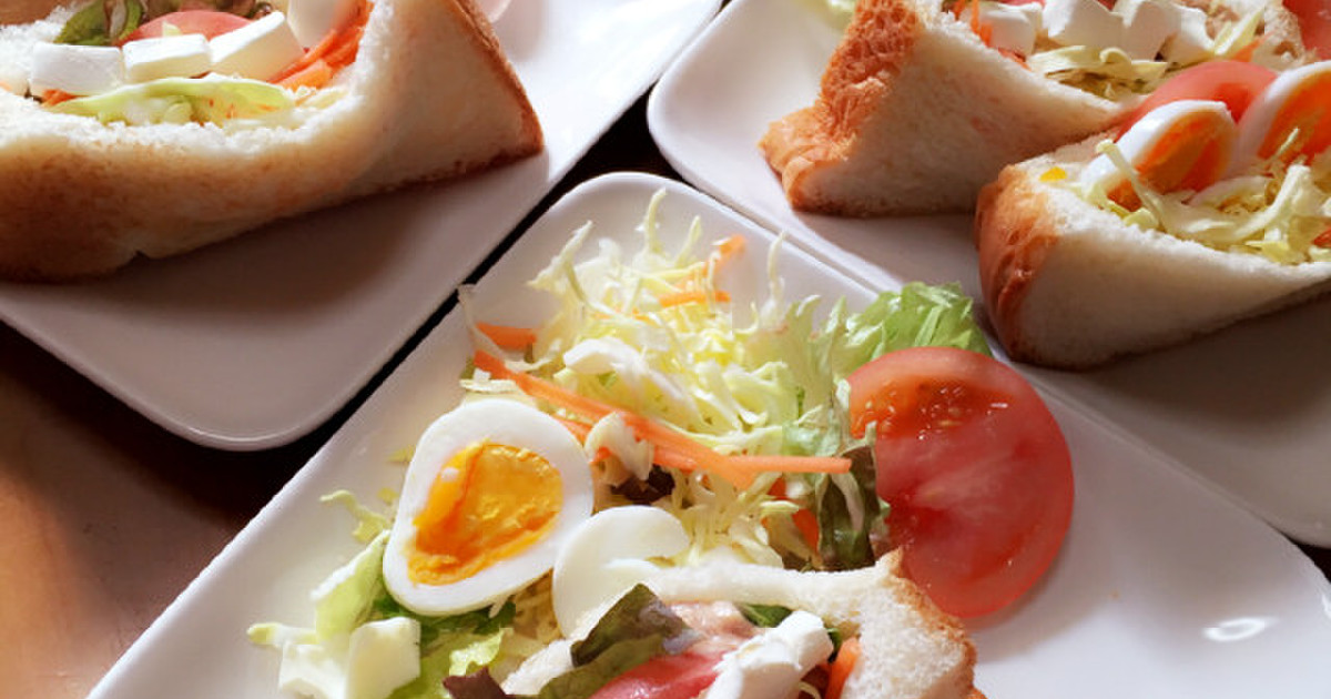 おしゃれな朝ごはん サンドイッチ レシピ 作り方 By はらぺこ クックパッド 簡単おいしいみんなのレシピが357万品