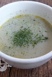 ココナッツオイル豆乳スープ
