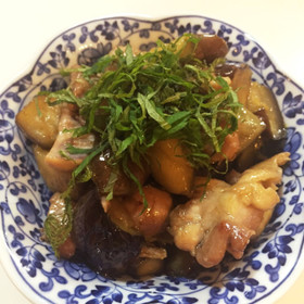 簡単!なすと鶏のさっぱりべんりで酢煮