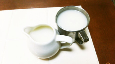 倹約家のとぎ汁ライスミルクの写真