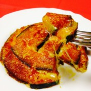 フライパンで! かぼちゃのチーズ焼きの写真