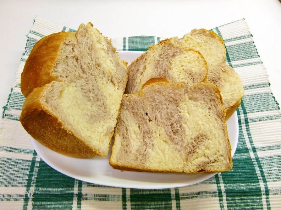 マーブル食パンの画像