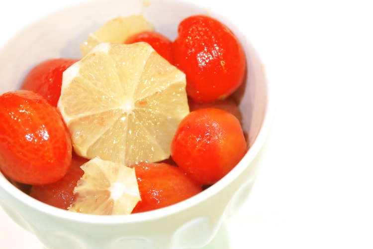 マヌカハニーで トマトのはちみつレモン レシピ 作り方 By くろうさぎ れもん クックパッド 簡単おいしいみんなのレシピが356万品