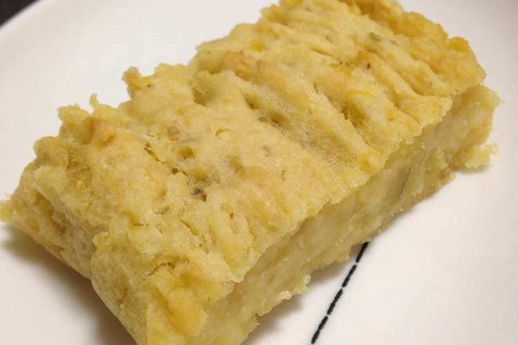 卵乳製品不使用 焼き芋と豆腐のケーキ レシピ 作り方 By Liley クックパッド