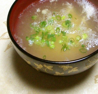 レンジde卵スープの写真