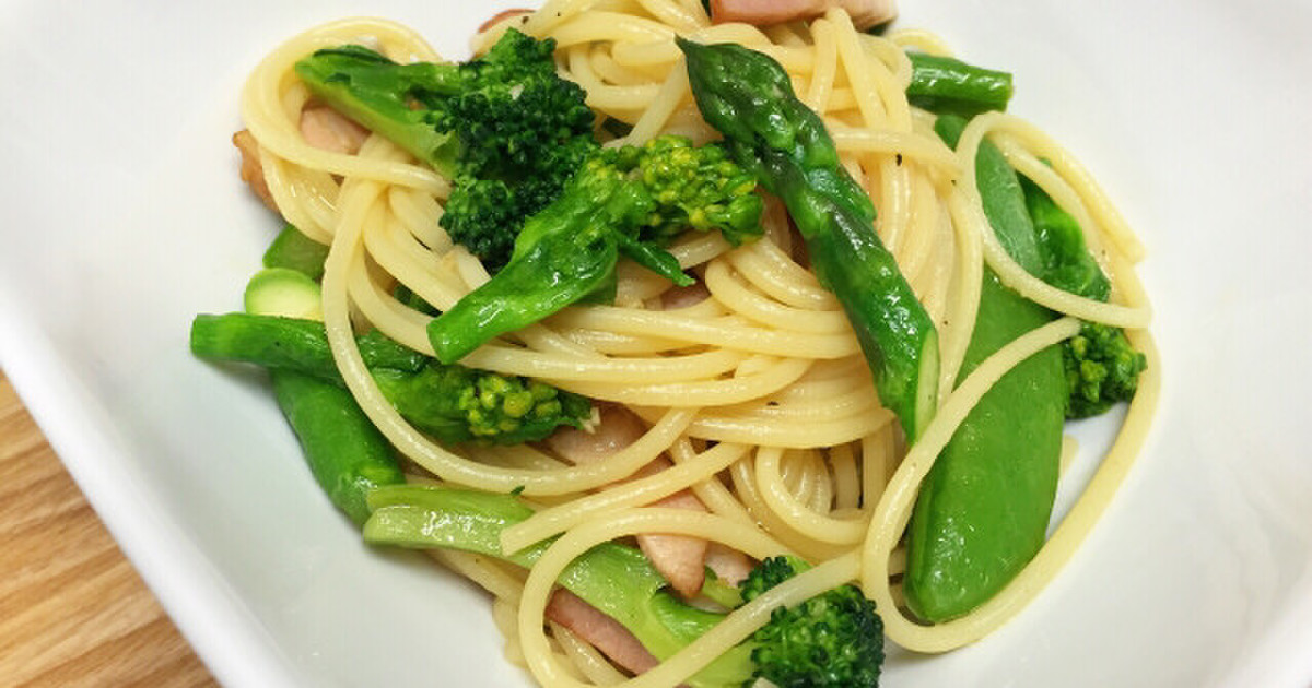 クミン入りグリル野菜パスタのレシピ