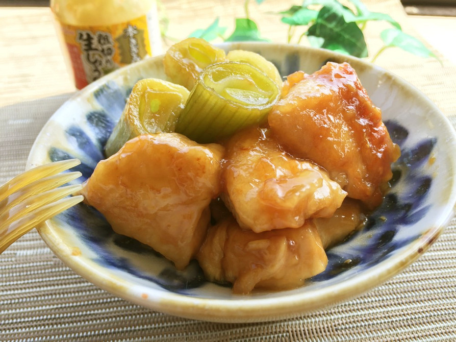 鶏ムネ肉✿ふんわり生姜✿簡単照り焼きの画像