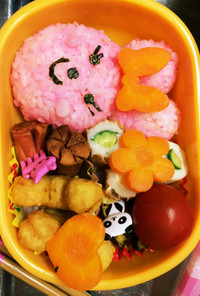 ♡ピンクのうさぎさんお弁当♡