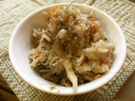 犬ごはん・お鍋1つで・サンマ炊き込み飯