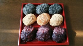 和菓子の定番★三色のおはぎ(ぼたもち)
