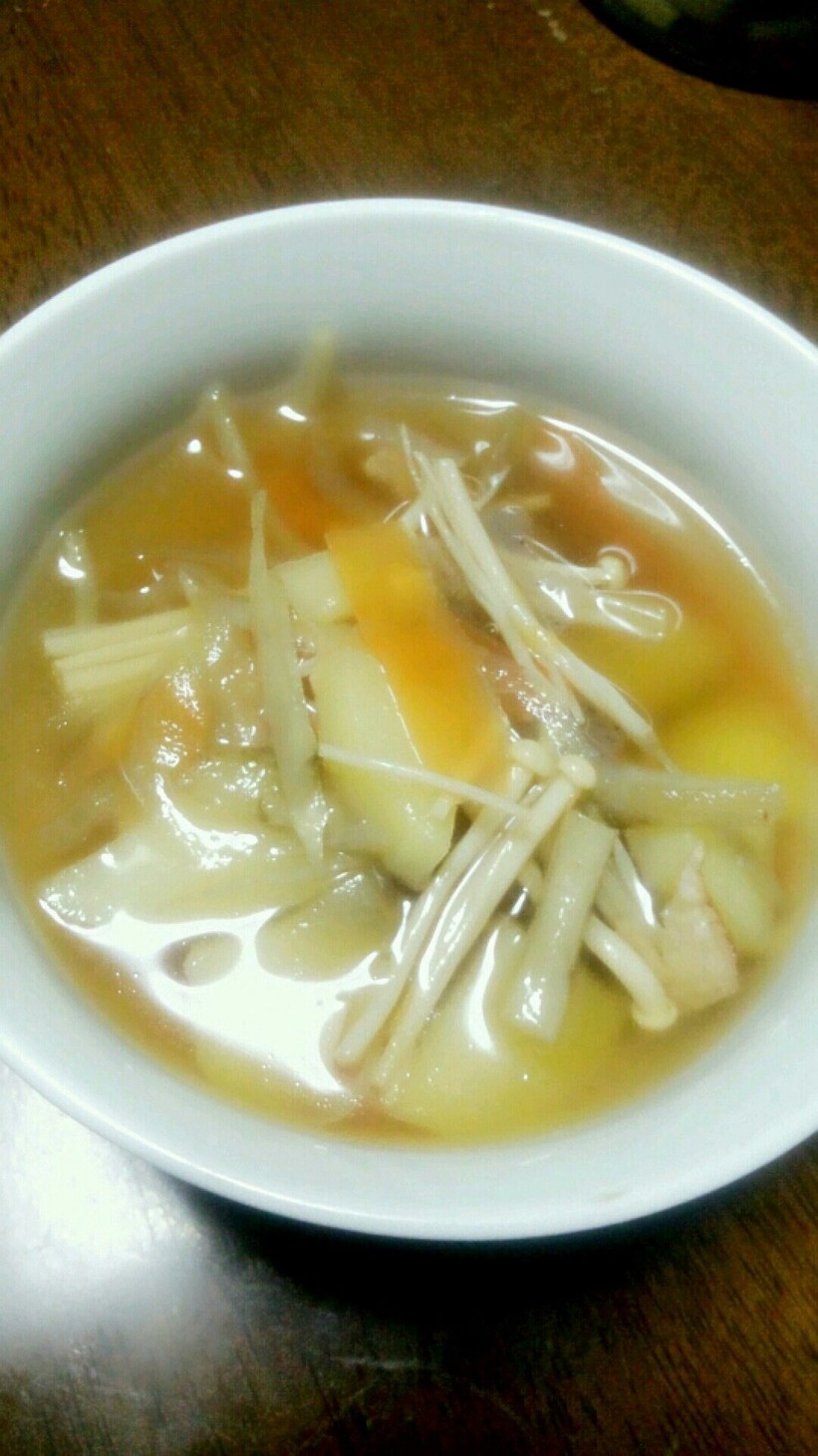 体にやさしい！食物繊維スープ♡の画像