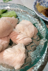 鶏ささみのチュルン〜簡単さっぱり減塩御菜