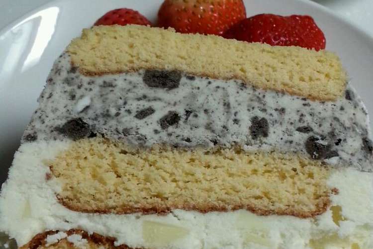 手作りアイスサンドケーキ レシピ 作り方 By めぐmomo クックパッド