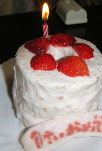 1歳のお誕生日ケーキ♪