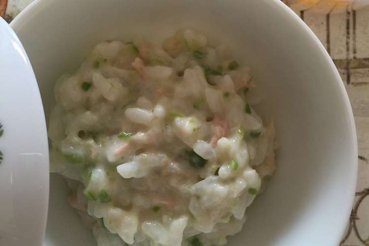 離乳食 後期 アスパラとツナの豆乳粥 レシピ 作り方 By ひなたると クックパッド 簡単おいしいみんなのレシピが376万品
