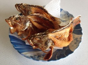 ガシラ(カサゴ)の素揚げ