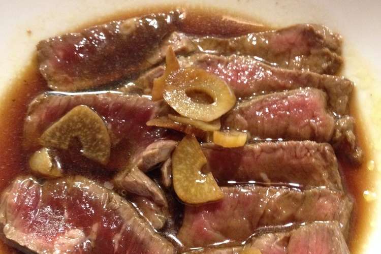 牛モモ肉のタタキ レシピ 作り方 By Lunamaki クックパッド 簡単おいしいみんなのレシピが354万品