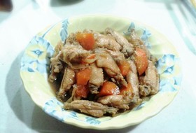 簡単☆手羽の煮物(リメイク付)