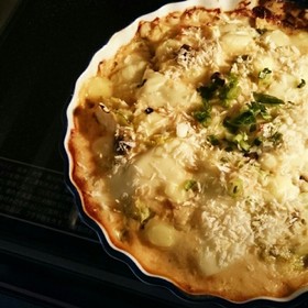 ヘルシー豆腐♡和風グラタン♡鮭キャベツ