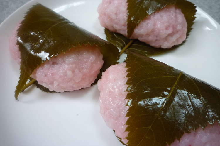 残ったご飯で作る☆桜餅
