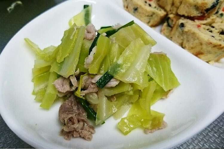 離乳食完了期 キャベツと豚肉の中華煮 レシピ 作り方 By ゆーれれ クックパッド