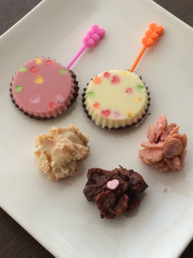かわいい♪ 手作りチョコ