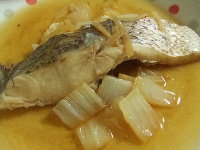 真鯛と白菜の生姜煮の画像