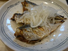 揚げない鯵の南蛮漬け&下処理