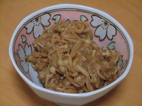 なんと簡単!えのきの佃煮・・ご飯のお供
